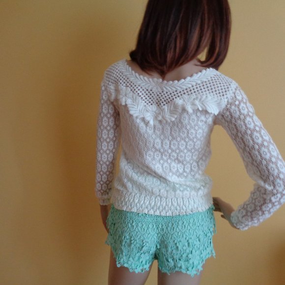 Lace top with bling - Picture 5 of 5